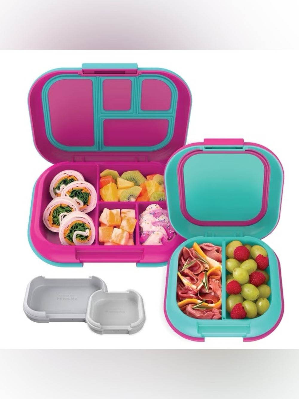Bentgo Chill Lunch Box & Mini Box, 2-Pack
